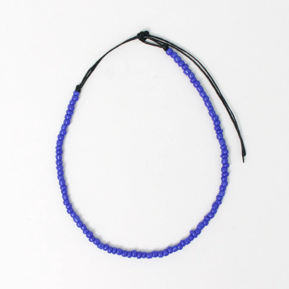 PHADUA / Solid glass bead anklet