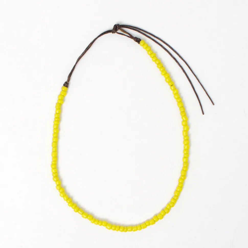 PHADUA / Solid glass bead anklet