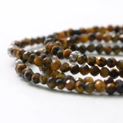 PHADUA / Tiger Eye Beaded Anklet