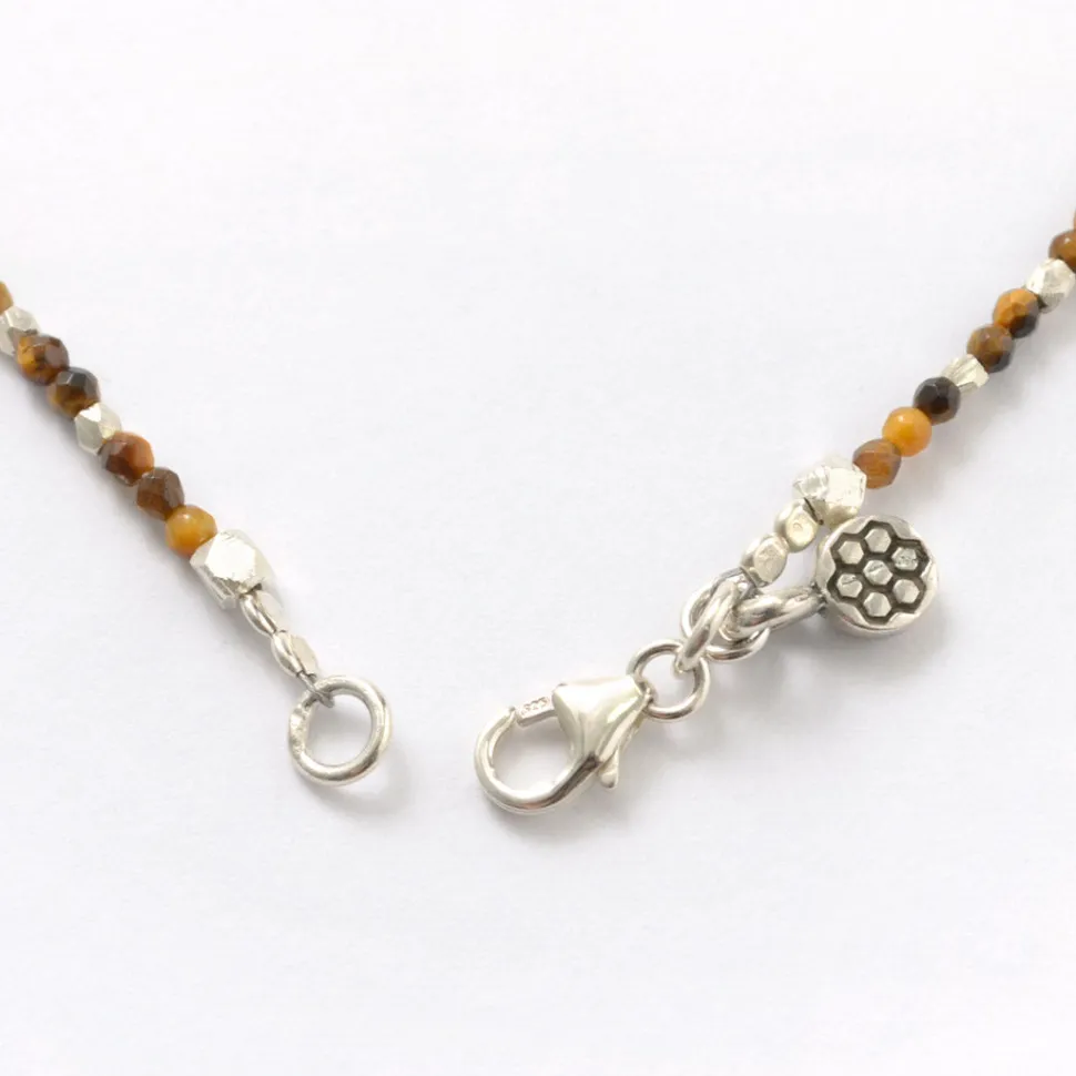 PHADUA / Tiger Eye (2mm) Cut Beads Necklace/Anklet