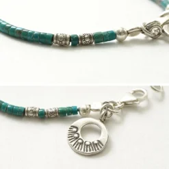 PHADUA / Turquoise Bead Anklet
