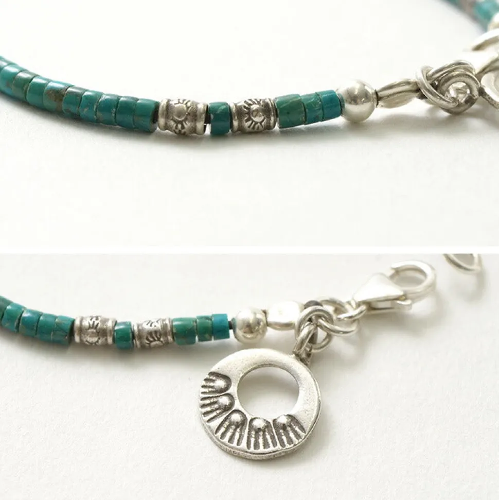 PHADUA / Turquoise Bead Anklet