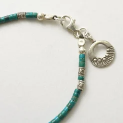PHADUA / Turquoise Bead Anklet