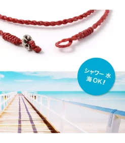 PHADUA / Wax Cord Silver Choker Necklace