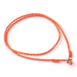 PHADUA / Wax Cord Silver Choker Necklace