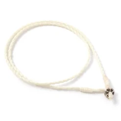 PHADUA / Wax Cord Silver Choker Necklace