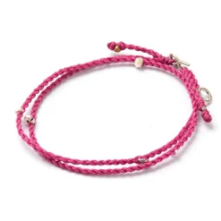 PHADUA / Wax Cord Silver Necklace