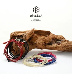 PHADUA / Wax Cord Silver Necklace