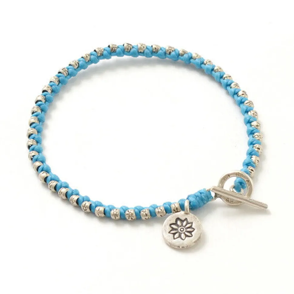 PHADUA / Wax Cord Silver Series Bracelet