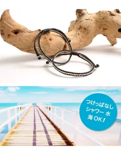 PHADUA / Wax Cord Silver Series Anklet