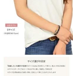 PHADUA / Wax Cord Silver Triple-Strand Bracelet