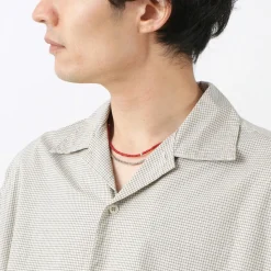 PHADUA / White Heart Antique Beads Necklace