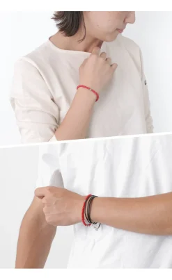 PHADUA / White Heart Bead Bracelet