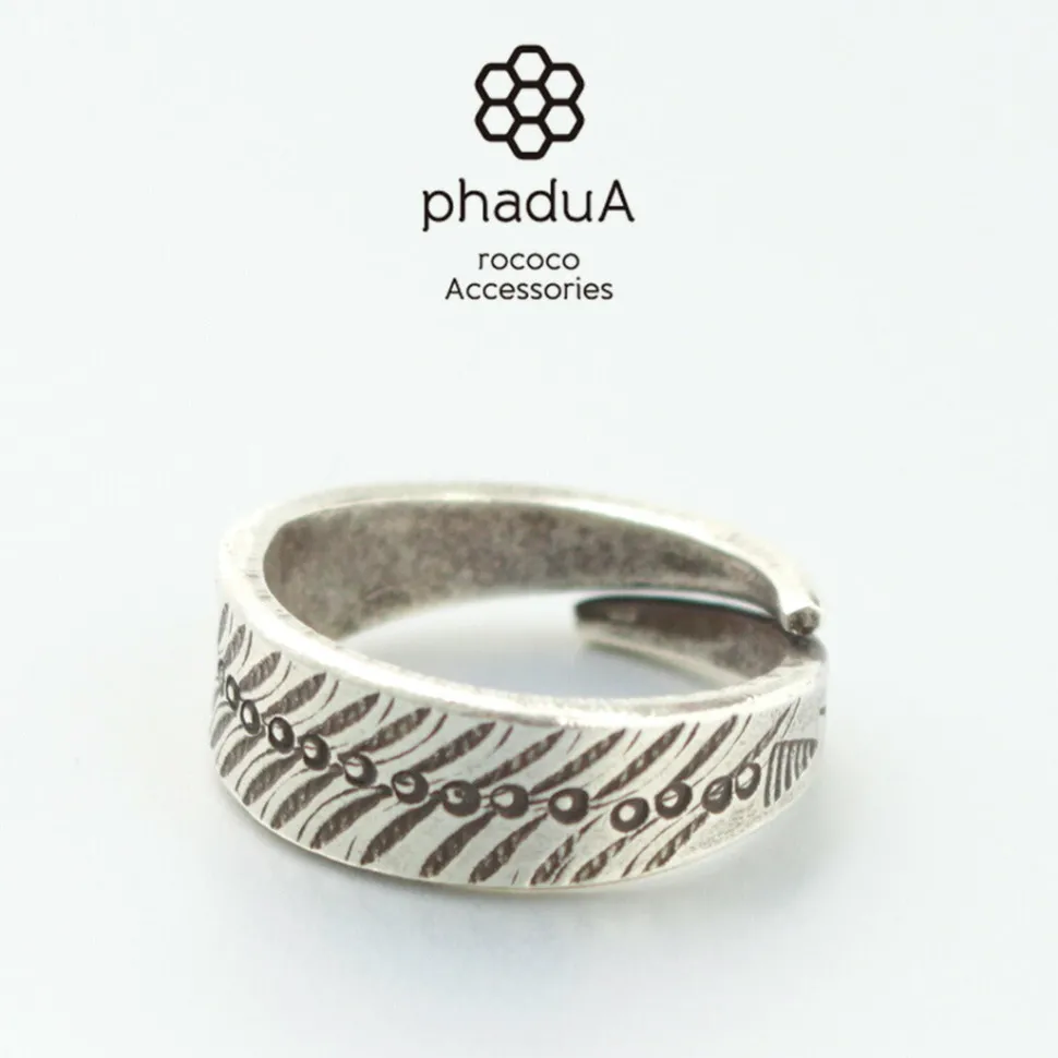 phaduA / Wide silver ring