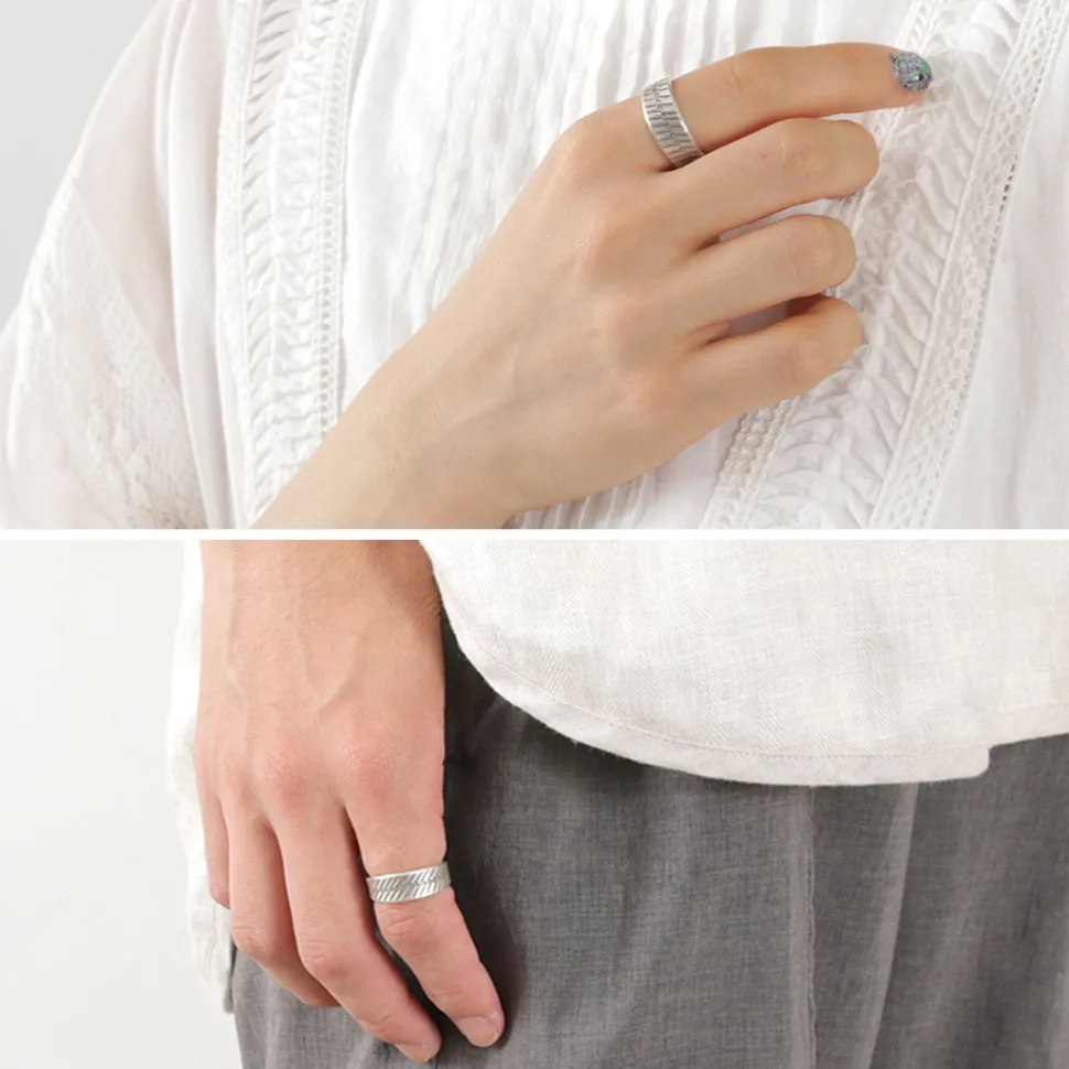 phaduA / Wide silver ring