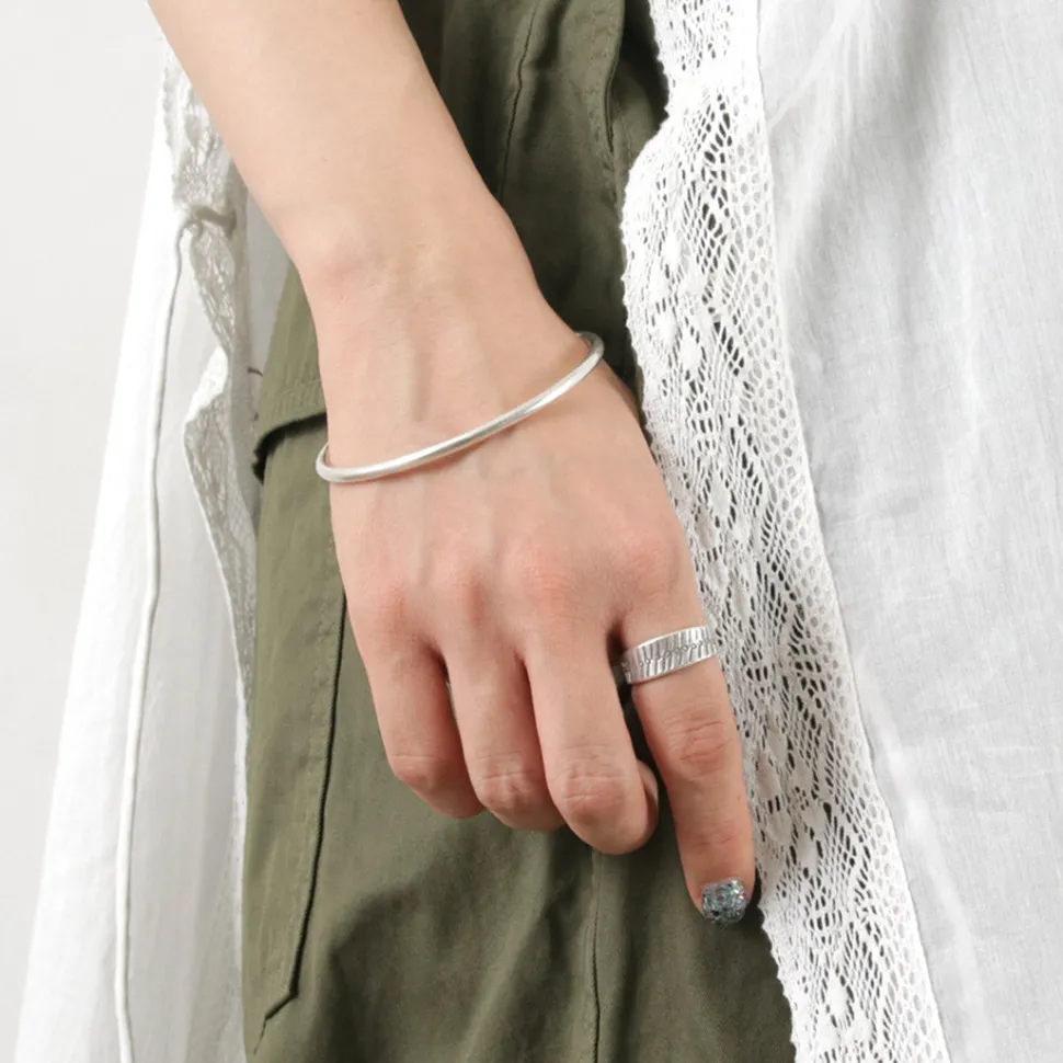 phaduA / Wide silver ring