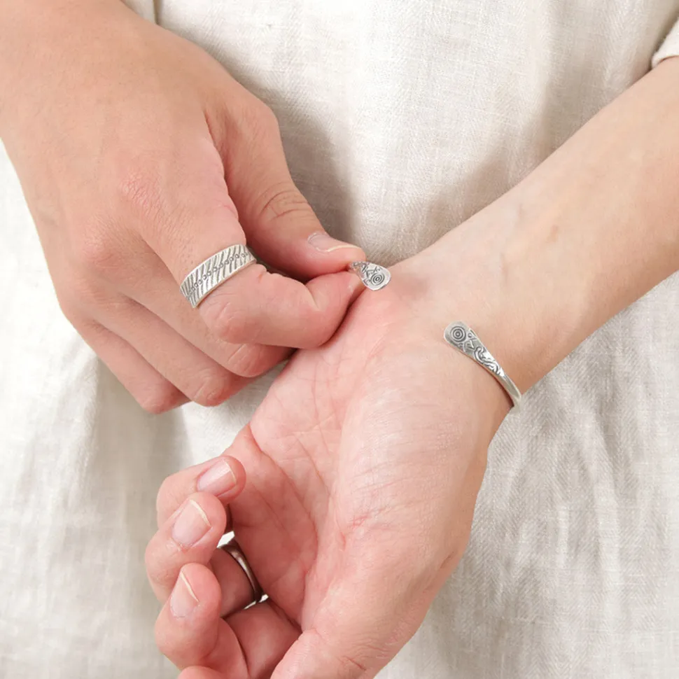 phaduA / Wide silver ring