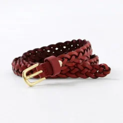 PITTI PELLE / Mesh Leather Belt 15mm width