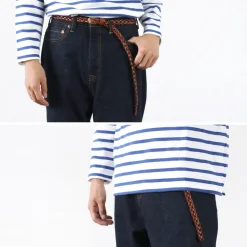 PITTI PELLE / Mesh Leather Belt 15mm width