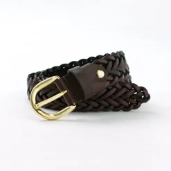 PITTI PELLE / Mesh Leather Belt 30mm width