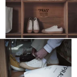 PRAS / Shell Cap Row Sneakers