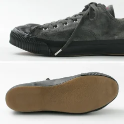 PRAS / Shellcap Low in Sumi Hand Dyedsneaker