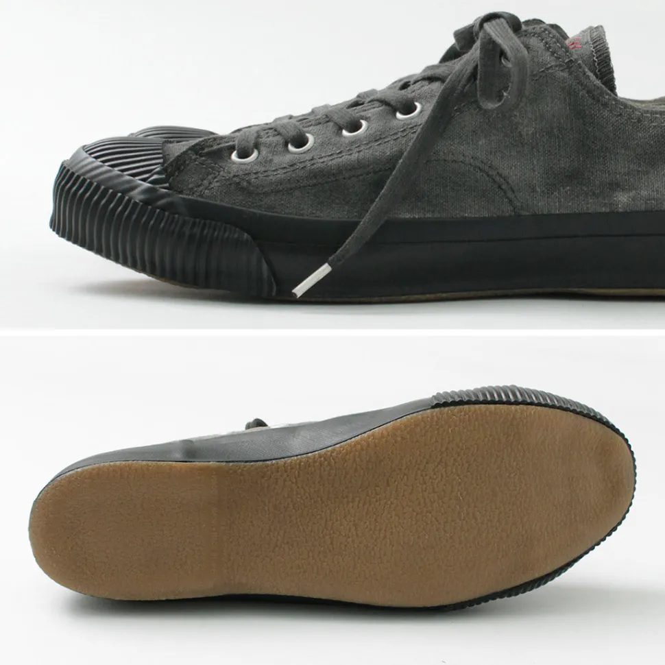 PRAS / Shellcap Low in Sumi Hand Dyedsneaker