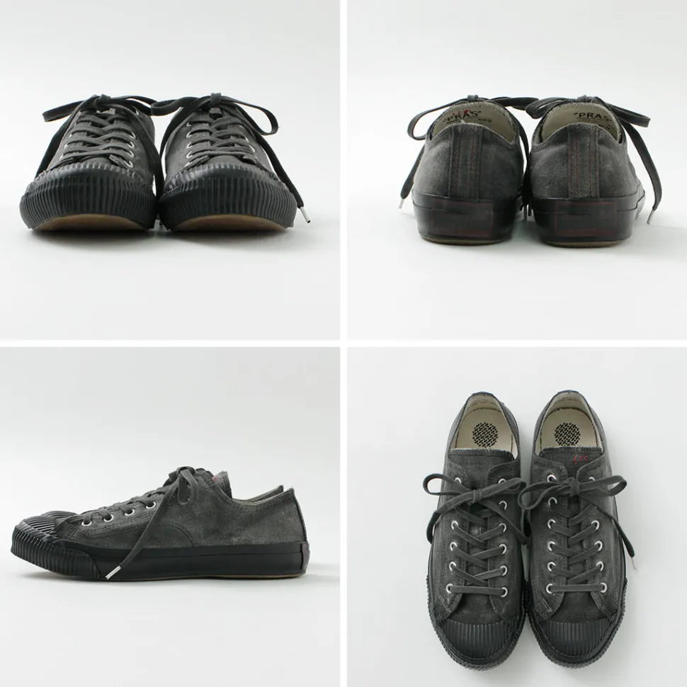 PRAS / Shellcap Low in Sumi Hand Dyedsneaker