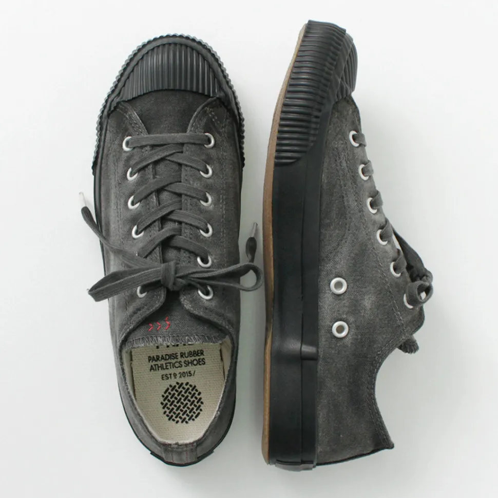 PRAS / Shellcap Low in Sumi Hand Dyedsneaker