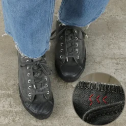 PRAS / Shellcap Low in Sumi Hand Dyedsneaker