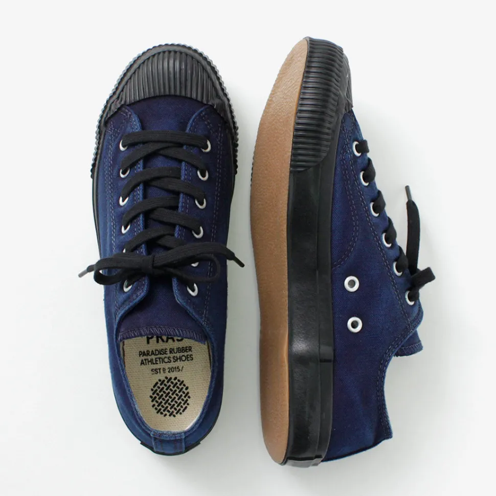 PRAS / Shellcap Low Indigo Hand Dyed sneaker