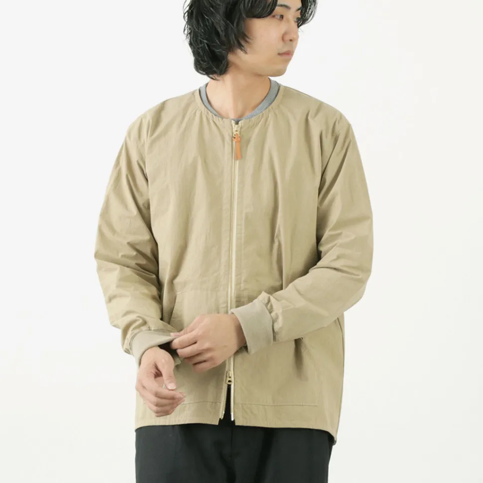 RE MADE IN TOKYO JAPAN / Cotton Nylon Crew Cardigan
