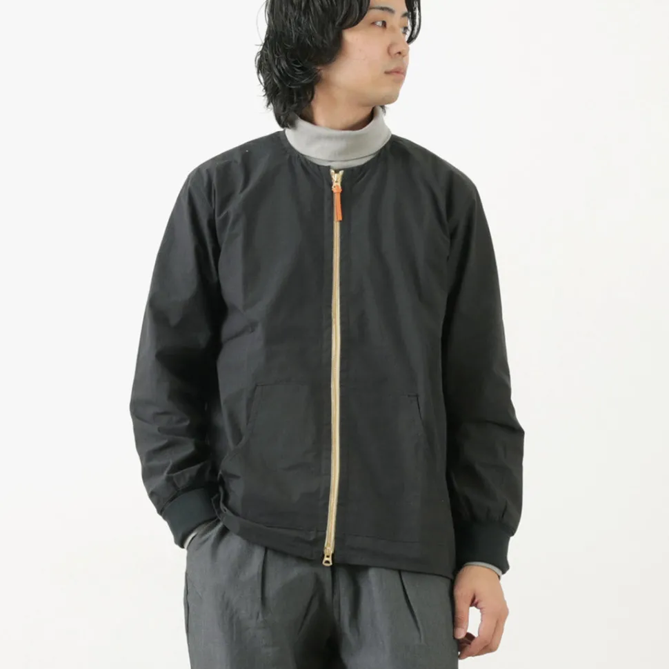 RE MADE IN TOKYO JAPAN / Cotton Nylon Crew Cardigan