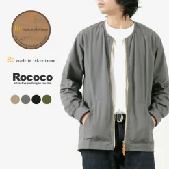 RE MADE IN TOKYO JAPAN / Cotton Nylon Crew Cardigan