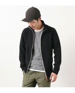 RE MADE IN TOKYO JAPAN / Classic sweatshirt stand-up collar blouson