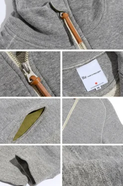 RE MADE IN TOKYO JAPAN / Classic sweatshirt stand-up collar blouson