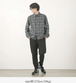 RE MADE IN TOKYO JAPAN / Craft Wool Check CPO Button Down Shirt