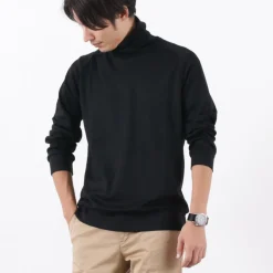 RE MADE IN TOKYO JAPAN / Dress Wool Jersey Turtleneck