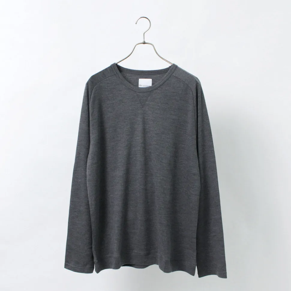 RE MADE IN TOKYO JAPAN / Dress Wool Knit Crew Neck