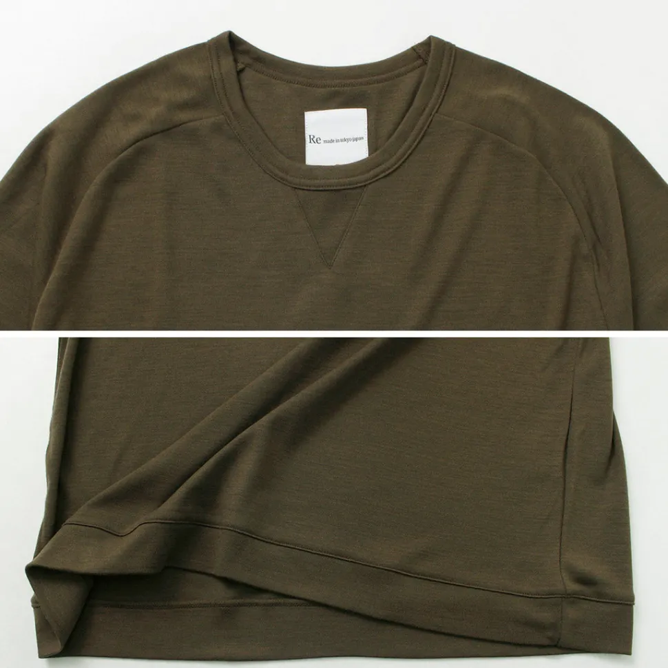 RE MADE IN TOKYO JAPAN / Dress Wool Knit Crew Neck