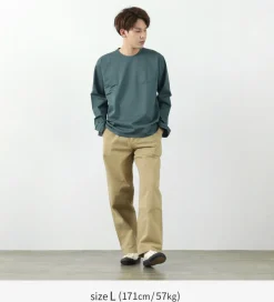 RE MADE IN TOKYO JAPAN / Dress organic T-shirt L/S