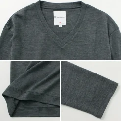 RE MADE IN TOKYO JAPAN / Dress Wool Knit V-Neck