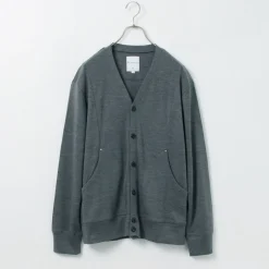 RE MADE IN TOKYO JAPAN / Dress Wool Knit Round Cut Cardigan