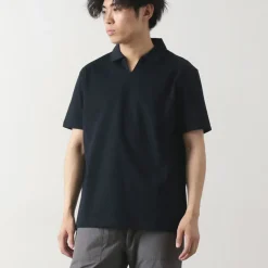 RE MADE IN TOKYO JAPAN / Dress Organic Cotton Skipper Polo Shirt