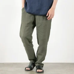 RE MADE IN TOKYO JAPAN / French Linen Tucked Pants