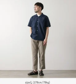 RE MADE IN TOKYO JAPAN / Herdmans Linen Open Collar Shirt