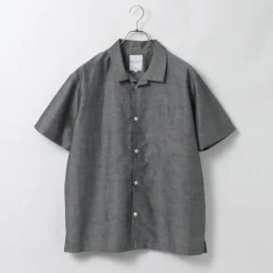 RE MADE IN TOKYO JAPAN / Herdmans Linen Open Collar Shirt