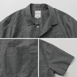 RE MADE IN TOKYO JAPAN / Herdmans Linen Open Collar Shirt