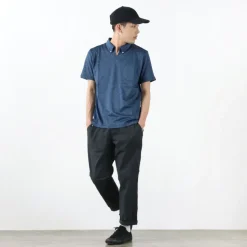 RE MADE IN TOKYO JAPAN / Indigo Kanoko Button Down Skipper BD Skipper