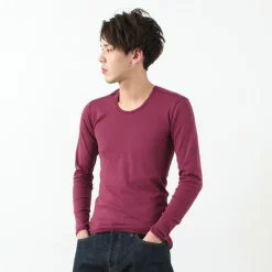 RE MADE IN TOKYO JAPAN / Long Sleeve Perfect Innerwear U Neck